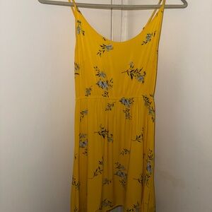 Yellow Floral Dress